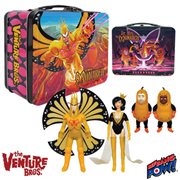 Venture Bros. Death's Head Monarch & Dr. Mrs. The Monarch 8-Inch Figures in Tin Tote Gift Set - Convention Exclusive